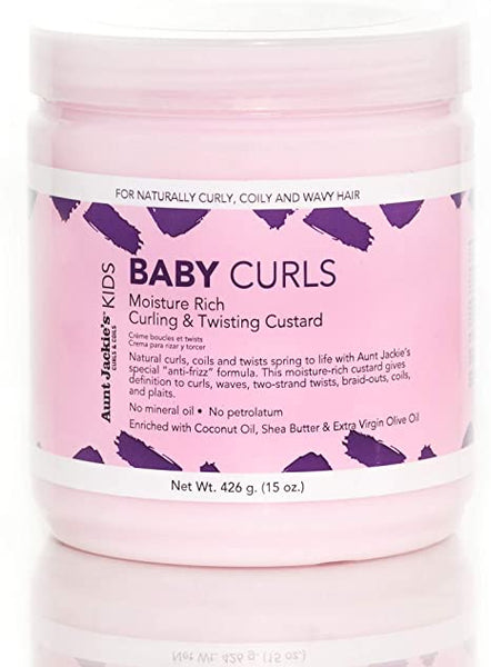 Aunt Jackie's Girl Baby Girl Curls Curling & Twisting Custard 15oz
