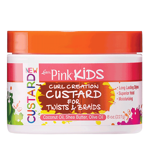 Luster's Pink Kids Custard for Twists & Braids 8 oz