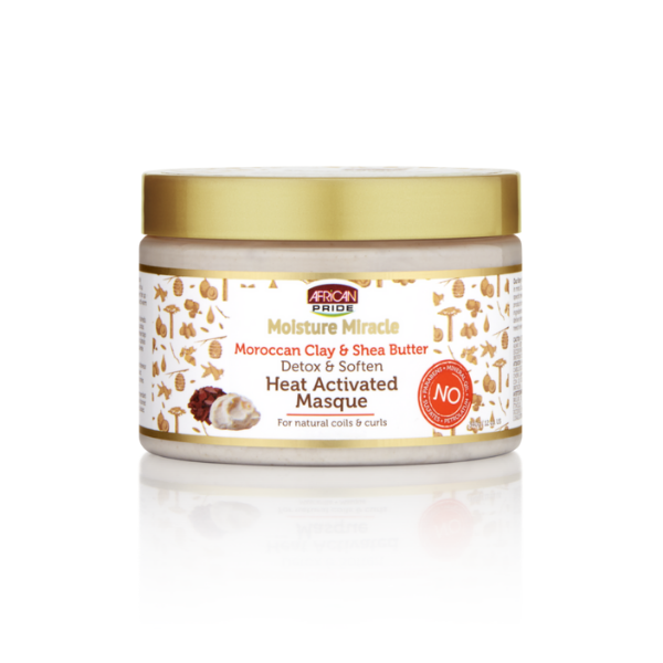 African Pride Moisture Miracle Moroccan Clay & Shea Butter Masque 12oz