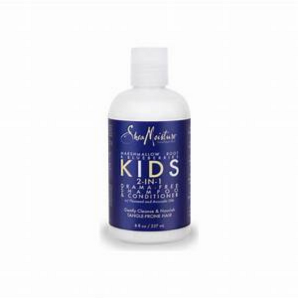 Shea Moisture Kids Marshmallow Root and Blueberry 2 in 1 Shampoo and Conditioner 8 oz