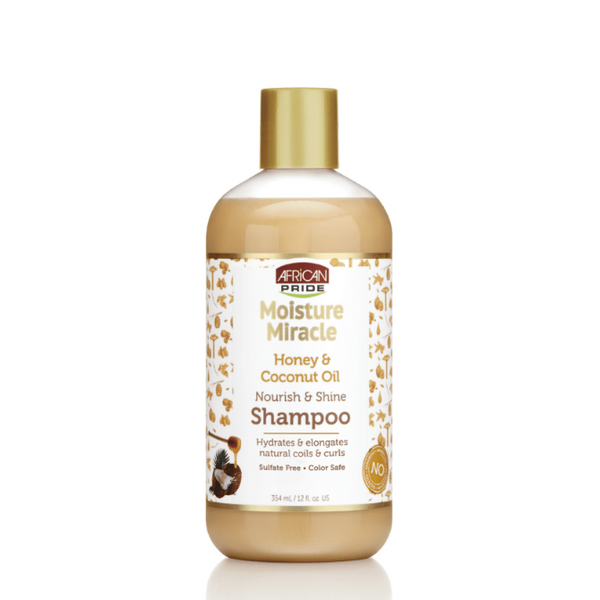 African Pride Moisture Miracle Honey & Coconut Oil Shampoo 12oz
