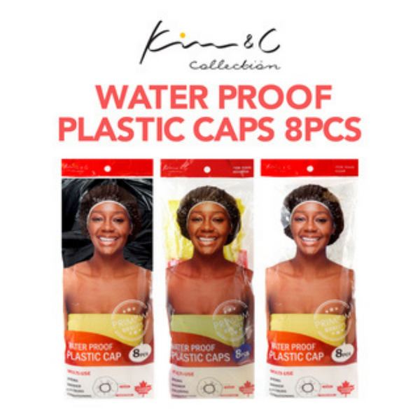 KIM & C Water Proof Plastic Caps [8pcs/pack]