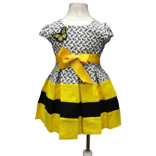 Yellow Butterfly Dress