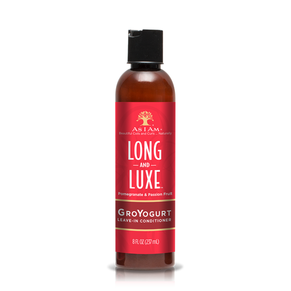 As I Am Long and Luxe Promegranate & Passion Fruit GroYogurt Leave In Conditioner 8oz